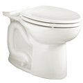 American Standard Cadet 3 Series Toilet Bowl, Round, 12 in RoughIn, Vitreous China, White, Floor Mounting 3717D001.020